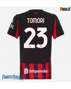 AC Milan Fikayo Tomori #23 Tricou Fotbal Replică 2025-26 Femei Acasa